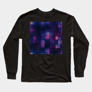 Perpetual Cosmos - Infinite Nebula Seamless Pattern Long Sleeve T-Shirt